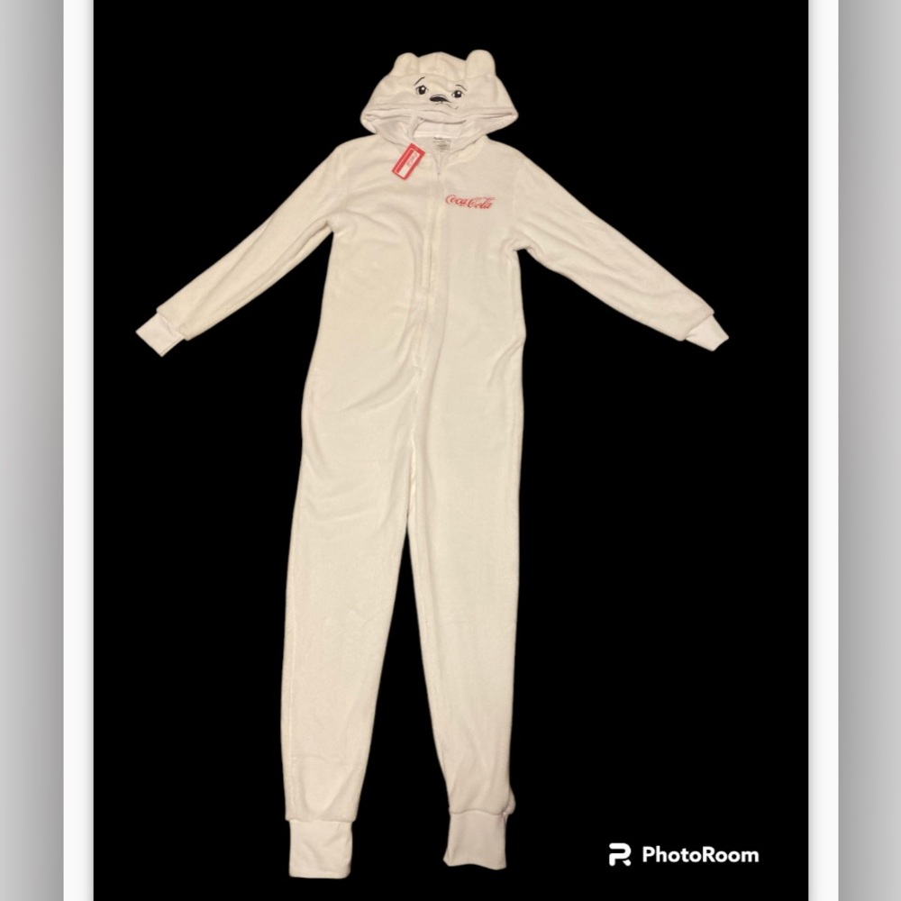 Coca-Cola Polar Bear Unisex Onesie/ uni - sex/ size small - Picture 2 of 10